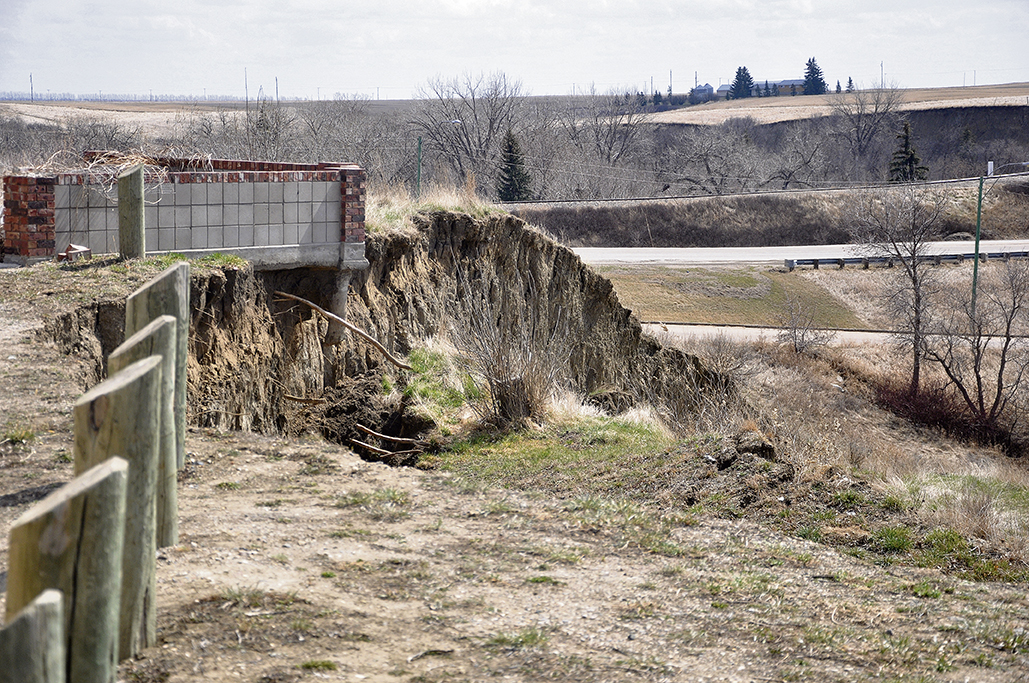 Lisa's Corner Moose Jaw TimesHerald Slumping area creates hazards