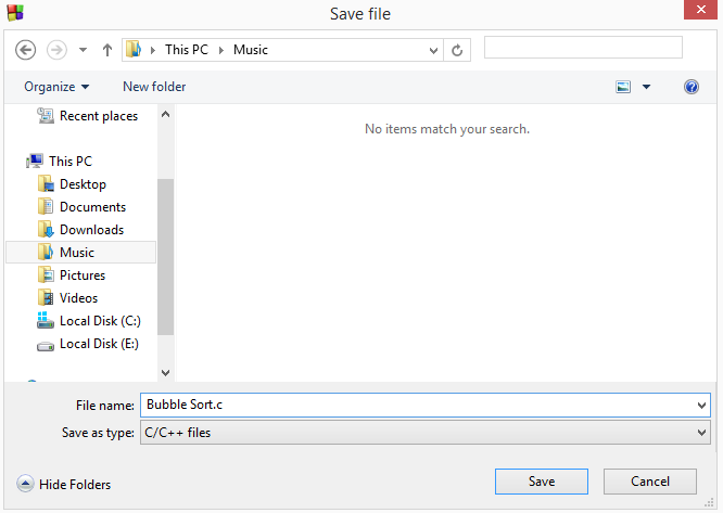Program Bubble Sort Menggunakan Bahasa C