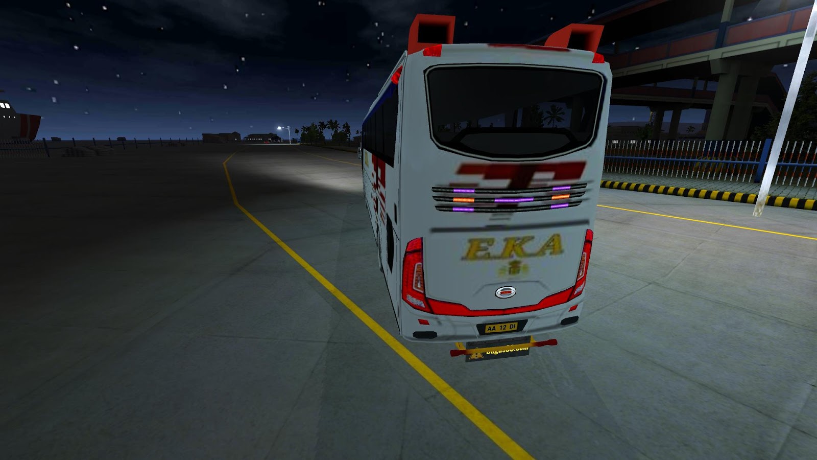 Livery Bus EKA Cepat SHD by Ardi BUSSID Bagus ID