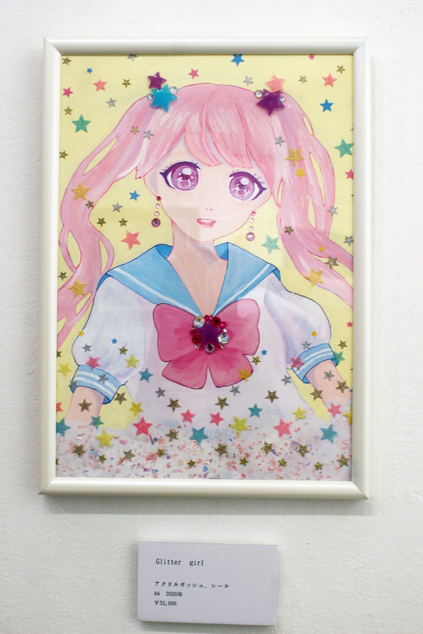 アジサカコウジ／美少女アクリル画（原画） アジサカコウジ／美少女アクリル画（原画） アジサカコウジ／美少女