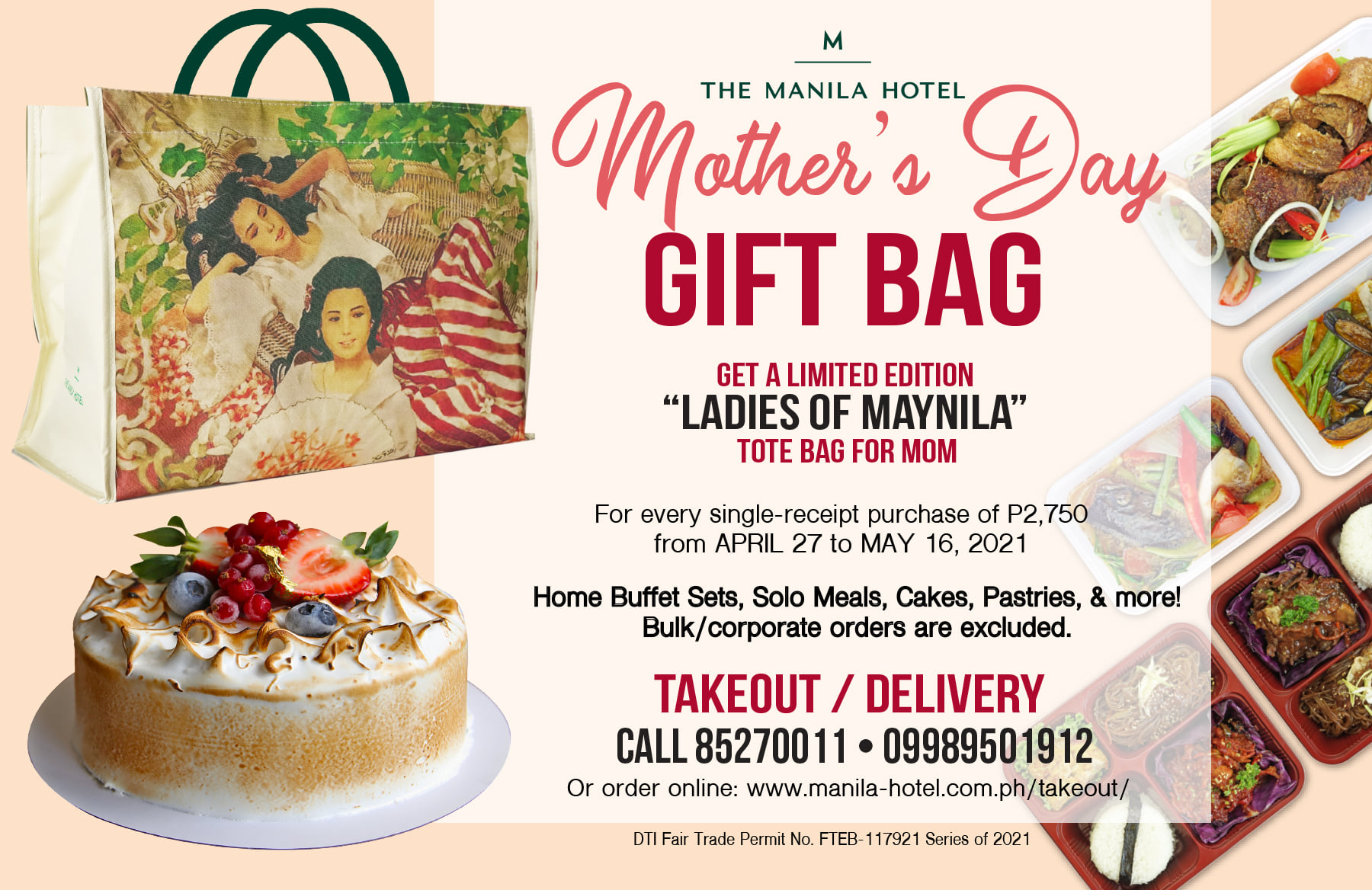 Manila Shopper Celebrate Mother's Day at home with these Food Promos