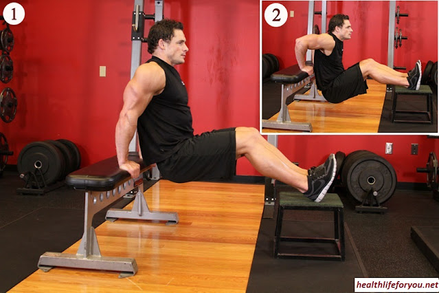 Gym exercises at home for healthy, athletic men