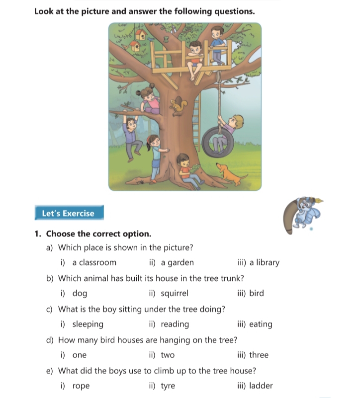 PIS BARODA STD3 English Grammar comprehension1