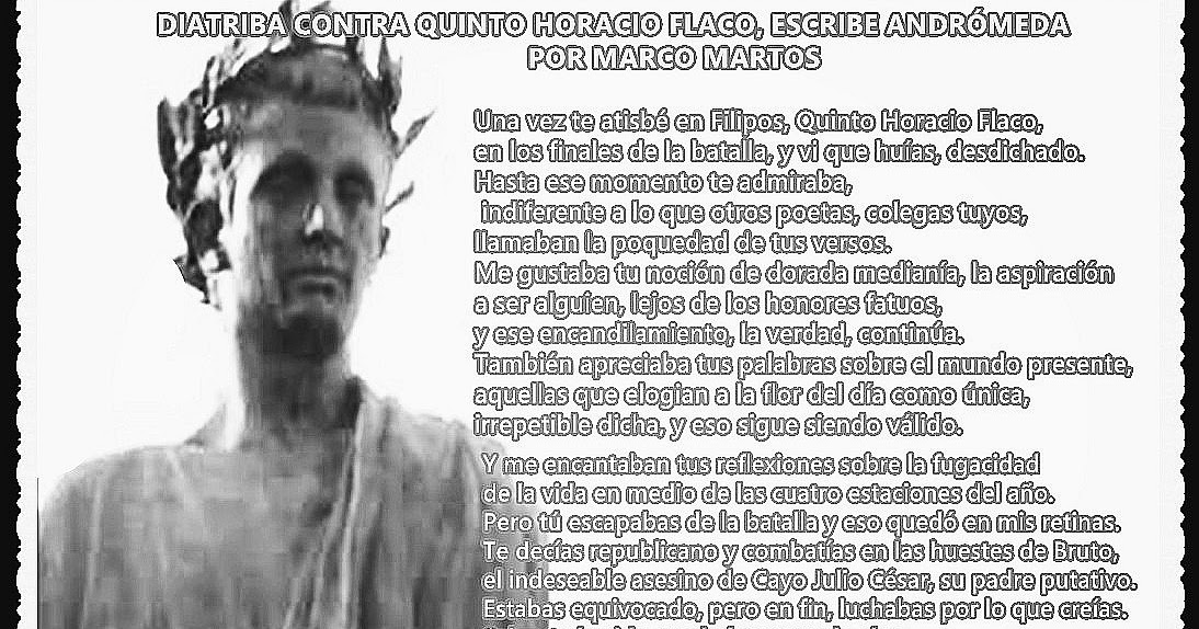 SOBERANO AMOR POR FANNY JEM WONG M. DIATRIBA CONTRA QUINTO HORACIO