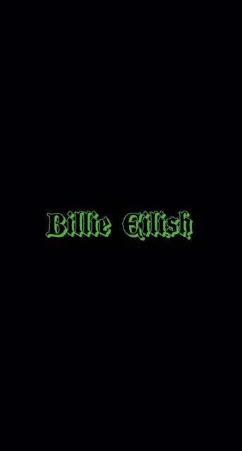 billie eilish wallpaper logo