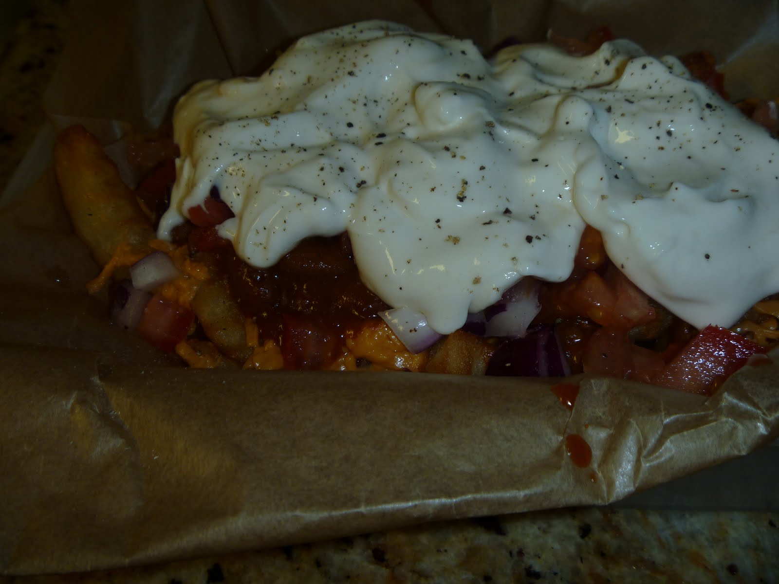 Vegan, What? Deluxe Chili Cheese Fries!