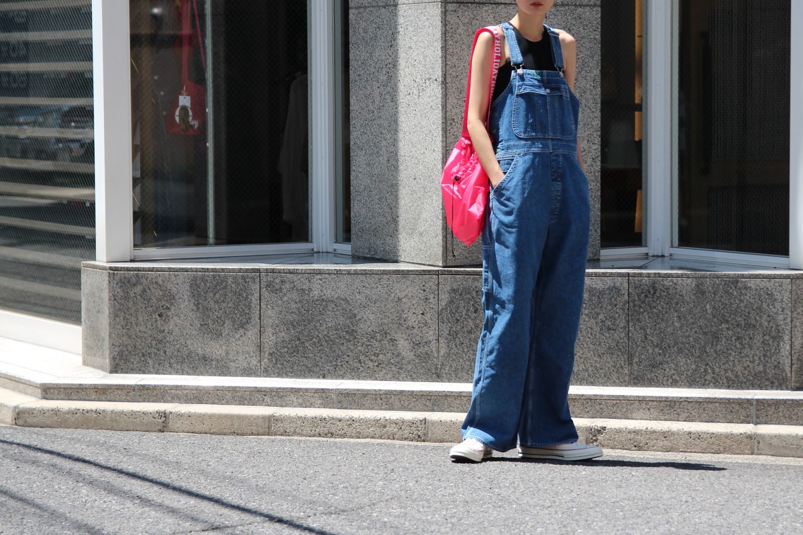 新作入荷定番 holiday - HOLIDAY☆ BIG DENIM OVERALL ビッグデニム