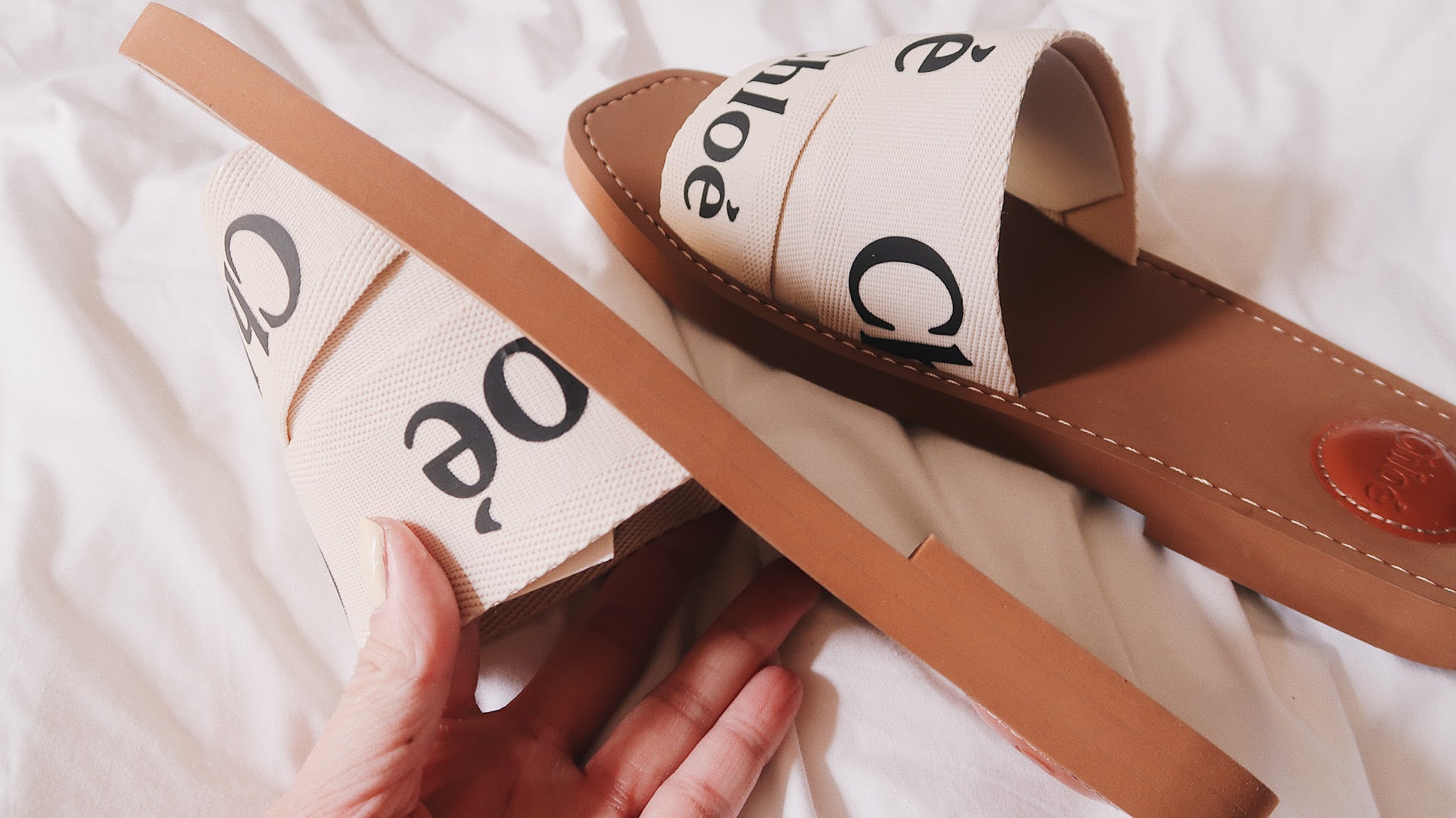 Chloe Woody Sandals (Beige) Review — Giselle Arianne