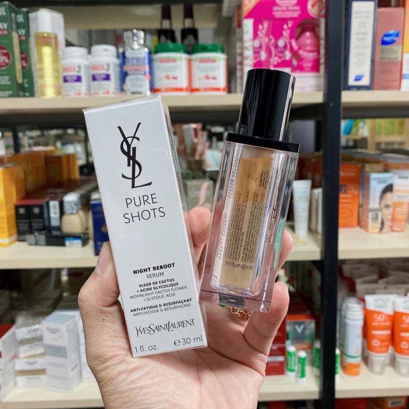 Huyết thanh tái tạo và phục hồi da YSL Pure Shots Night Reboot – 30 ml