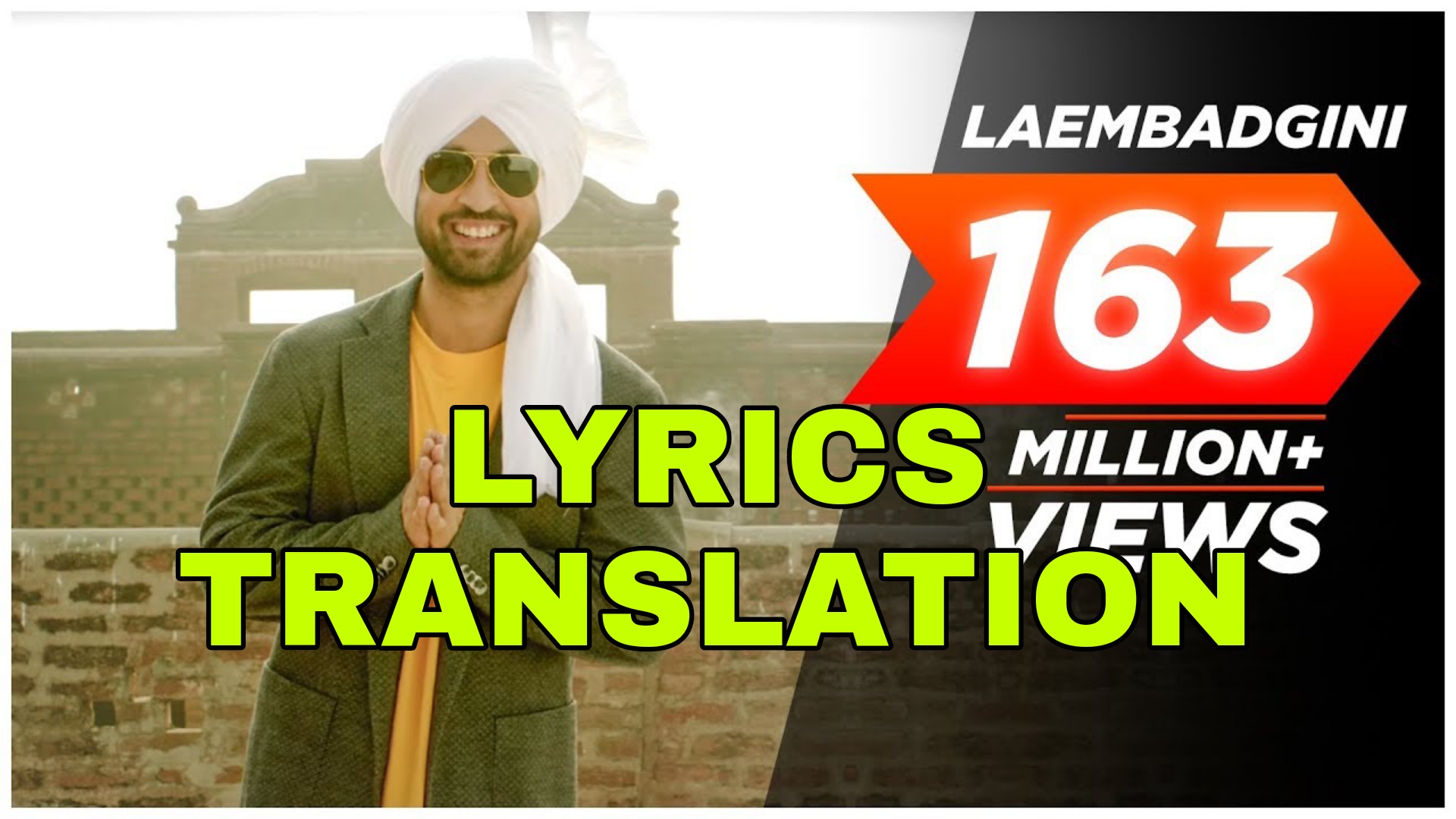 Laembadgini Lyrics Meaning/Translation in Hindi (हिंदी) Diljit