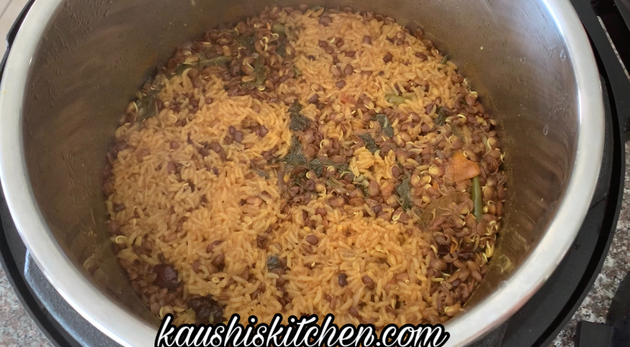 Horse Gram Dal Khichdi Kollu Sadam Horse Gram Dal Khichdi in Instant Pot Instant Pot Recipes