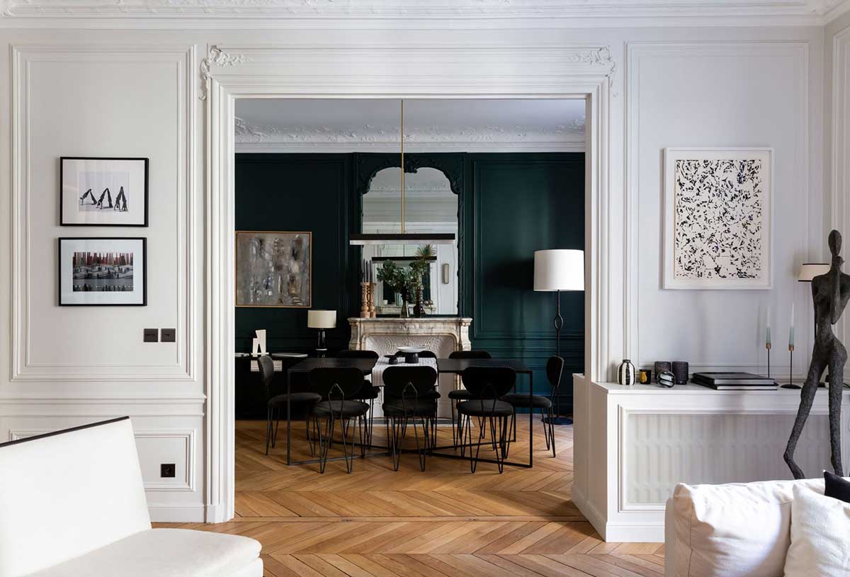 A stylish Parisian apartment by Camille Hermand Architecture
