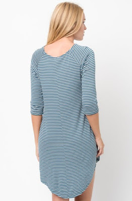 Hunter%2Bgreen%2BStriped%2BHalf%2BSleeve%2BDress%2B%2540caralase.jpg