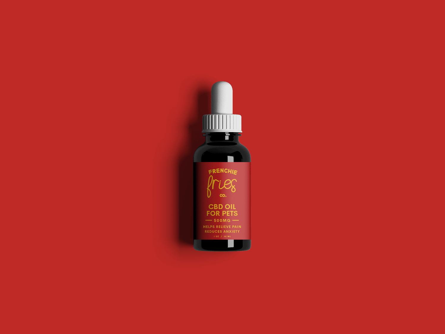 Frenchie Fries CBD oil for dog with arthritis