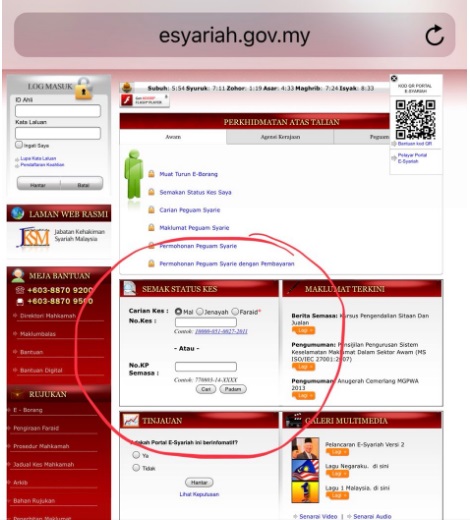 Rekod Jenayah Online - Postingan Sayee