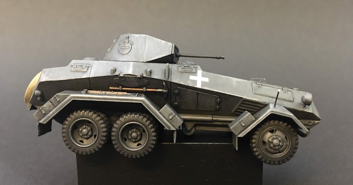 Heavy Armored Car Sd.kfz.231 1/72 Plastic First to Fight New 