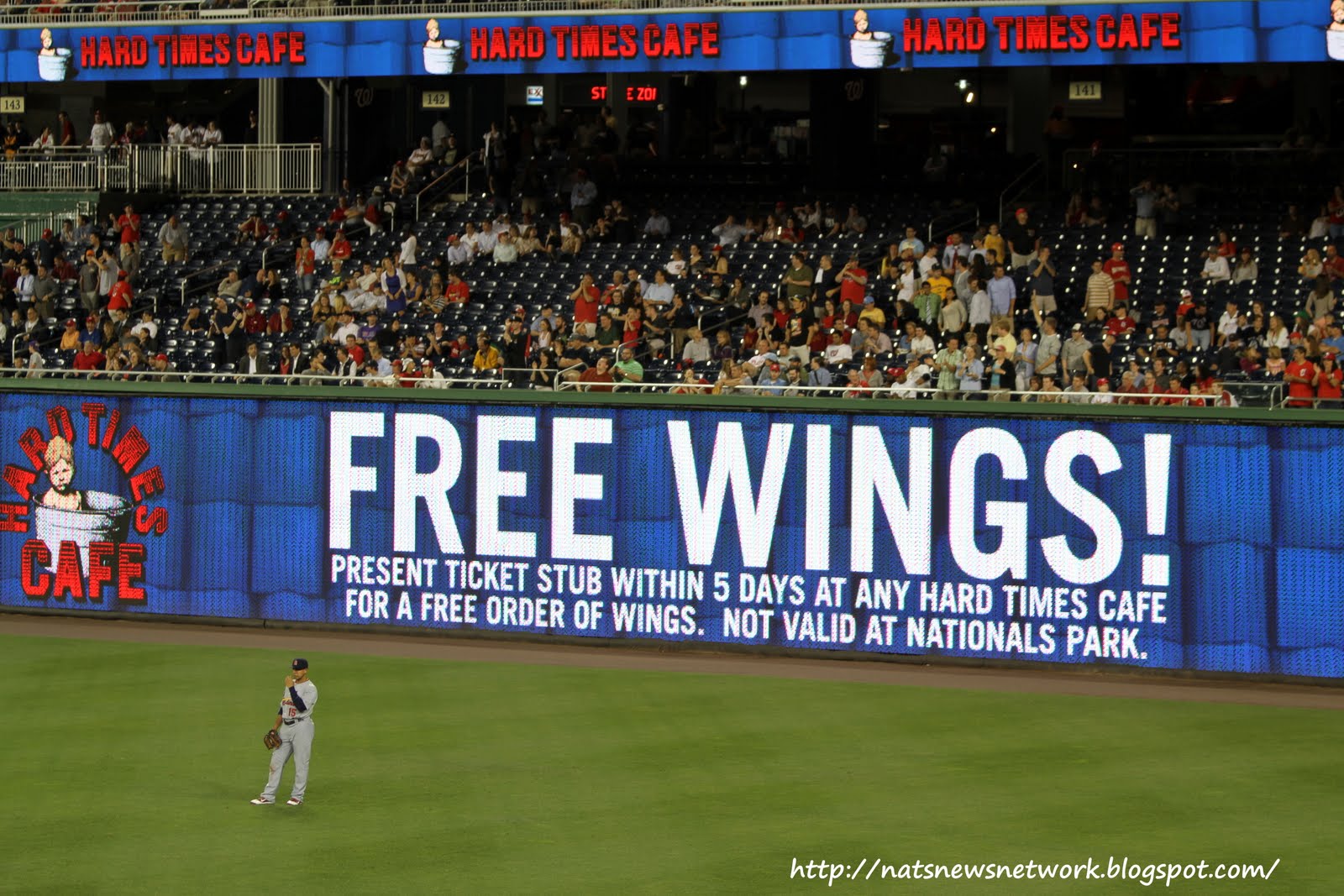 NATIONALS NEWS NETWORK Off The Field Free Hard Times Cafe Wings