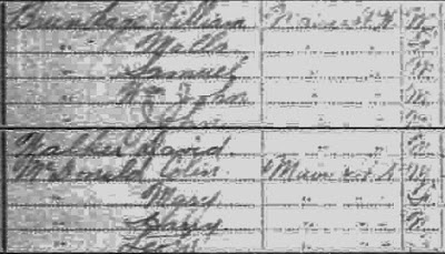 1911 census of Canada, Ontario, district 68, sub-district 49, Kingsville, p. 1; RG 31; digital images, Ancestry.com Operations, Inc., Ancestry.com (www.ancestry.com : accessed 27 Nov 2014); citing Library and Archives Canada microfilm T-20371; colour adjusted.