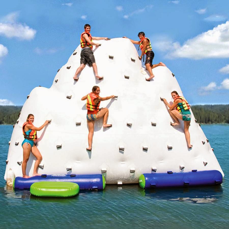 inflatable on water