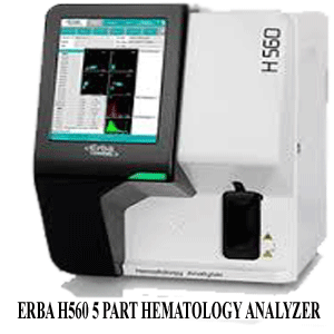 Erba H560 5 Part Hematology Analyzer Features And Specification Medical Biochemistry Lab