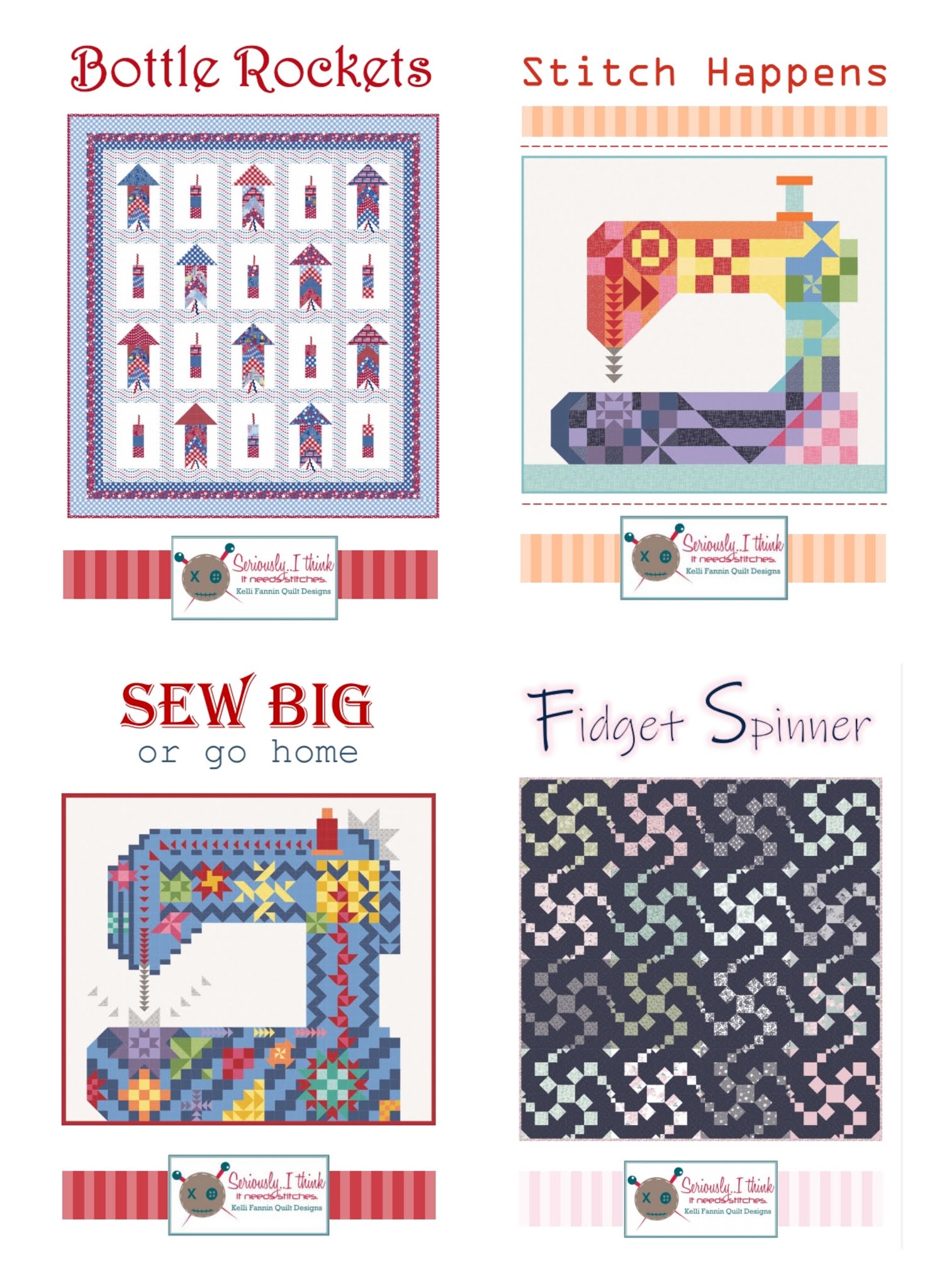 Kelli Fannin Into The Woods Quilt Pattern Quilting Sewing & Needlecraft