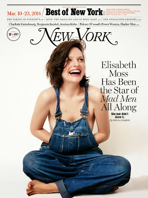Elisabeth Moss poses topless for New York magazine