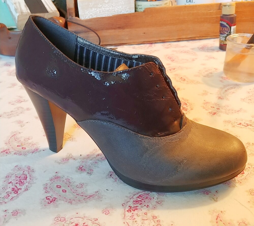 DIY Witch's Boot - 7 Days of Thrift Shop Flips