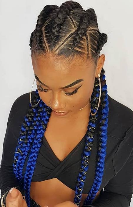 19 Afro Braid Hairstyles Ponytails With Weave That Will Attract