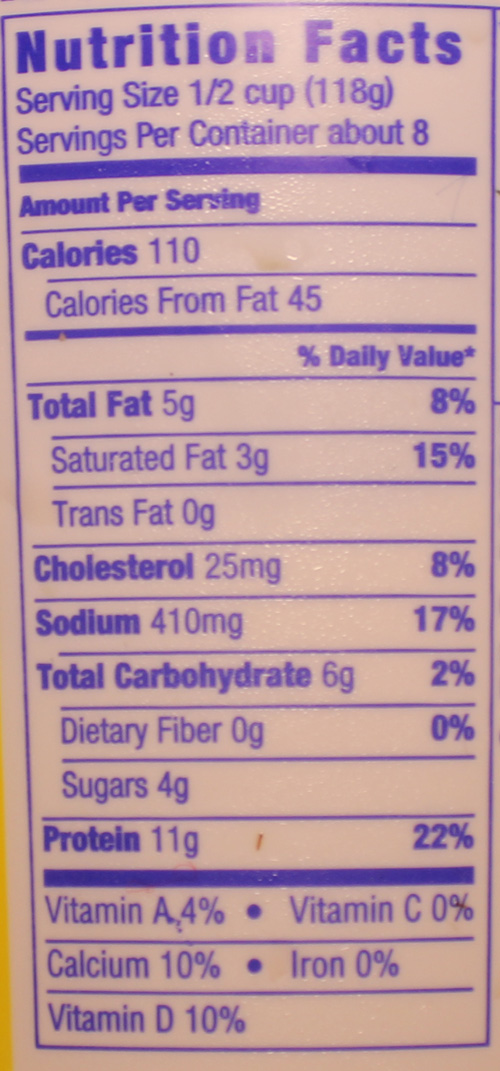 Richard Reviews Everything Knudsen Cottage Cheese 4 Milkfat Min Small Curd