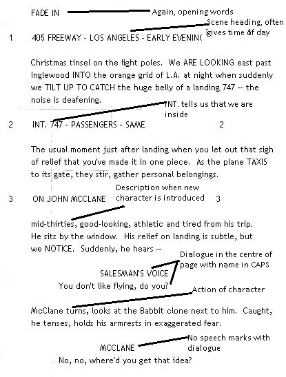 Script Writing : Professional Presentation