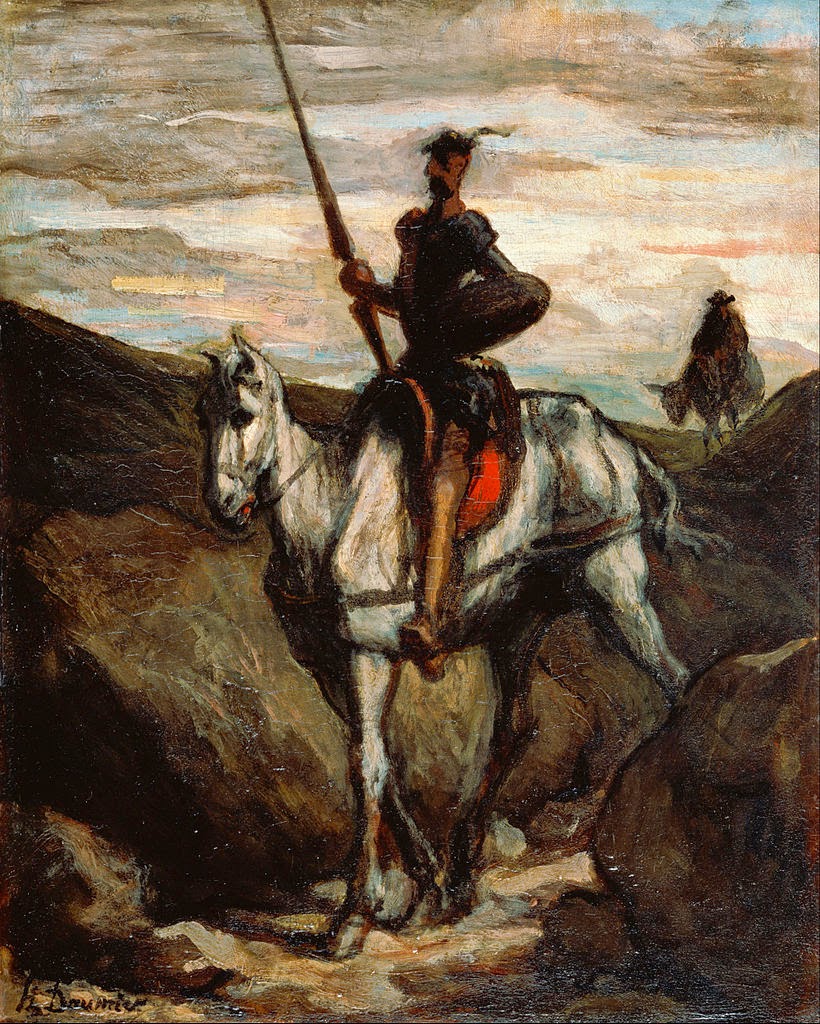 AGE OF THE ART Don Quixote In The Mountains By Honor Daumier age-of-the-art-don-quixote-in-the-mountains-by-honor-daumier