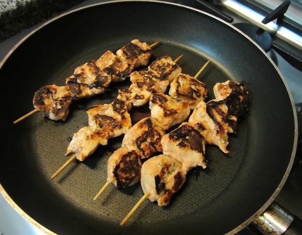 Food Lust People Love: Shish Tawook translated means skewered chicken. From the Middle East, this dish is made with chicken tenderized by a yogurt-based marinade and pan-fried or grilled until slightly charred.