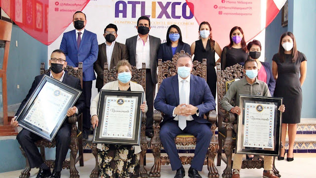 Celebra Atlixco su fundación entregando el galardón “Atlixquense Distinguido 2021”