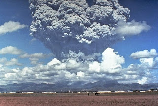 Mt. Pinatubo erupting, June 1991