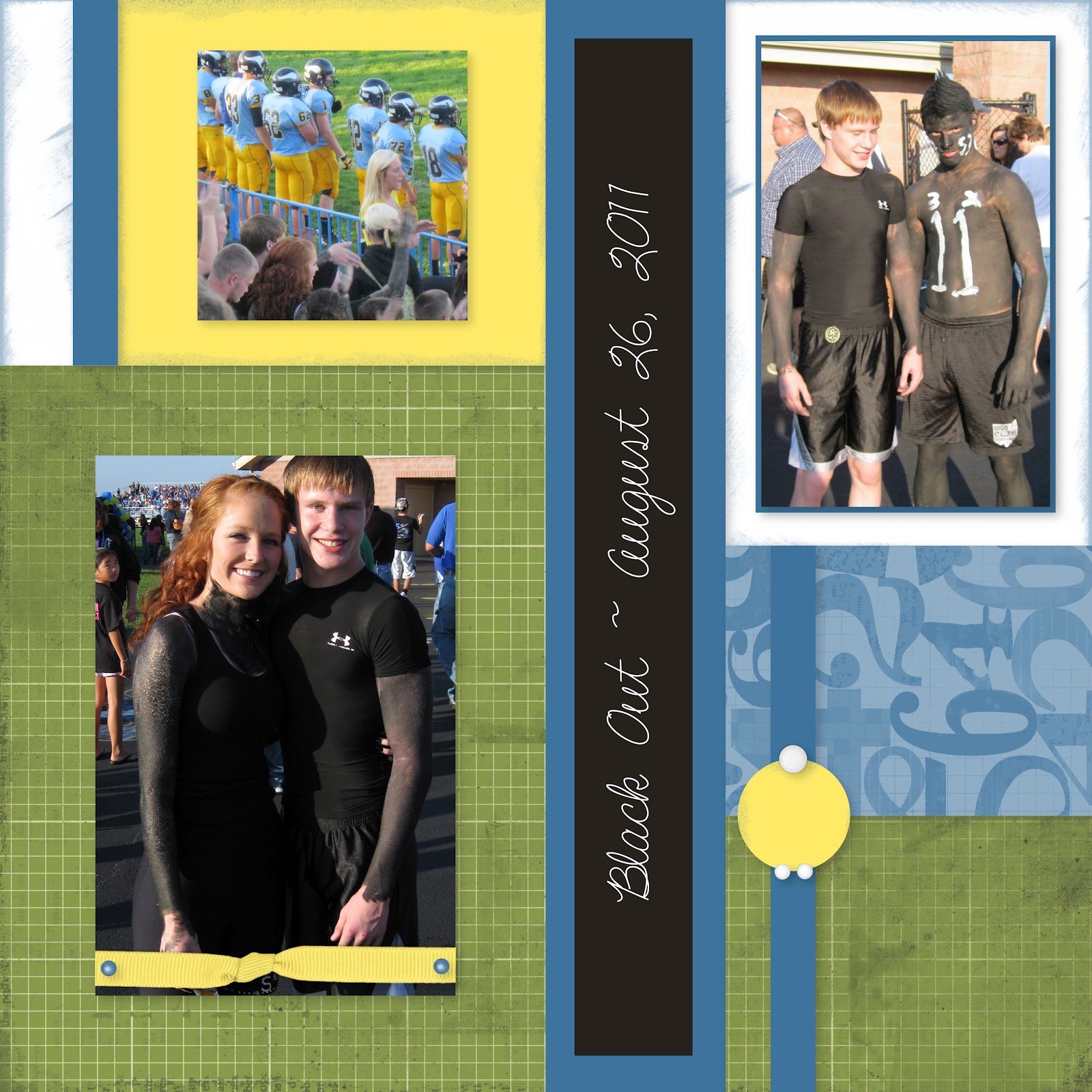 KE Kreations Senior Year Scrapbook pages 3 5