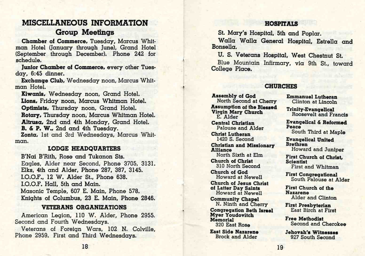 Bygone Walla Walla vintage images of the City and County (and beyond