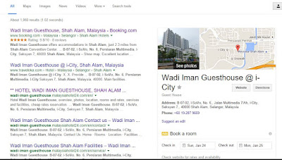Homestay Shah Alam Wadi Iman Guesthouse  Wadi Iman Guesthouse