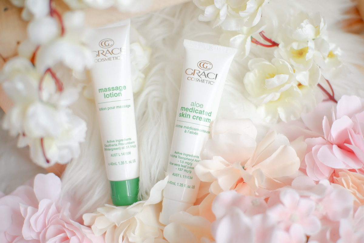 Grace Cosmetics Aloe Medicated Skin Cream & Massage Lotion Review