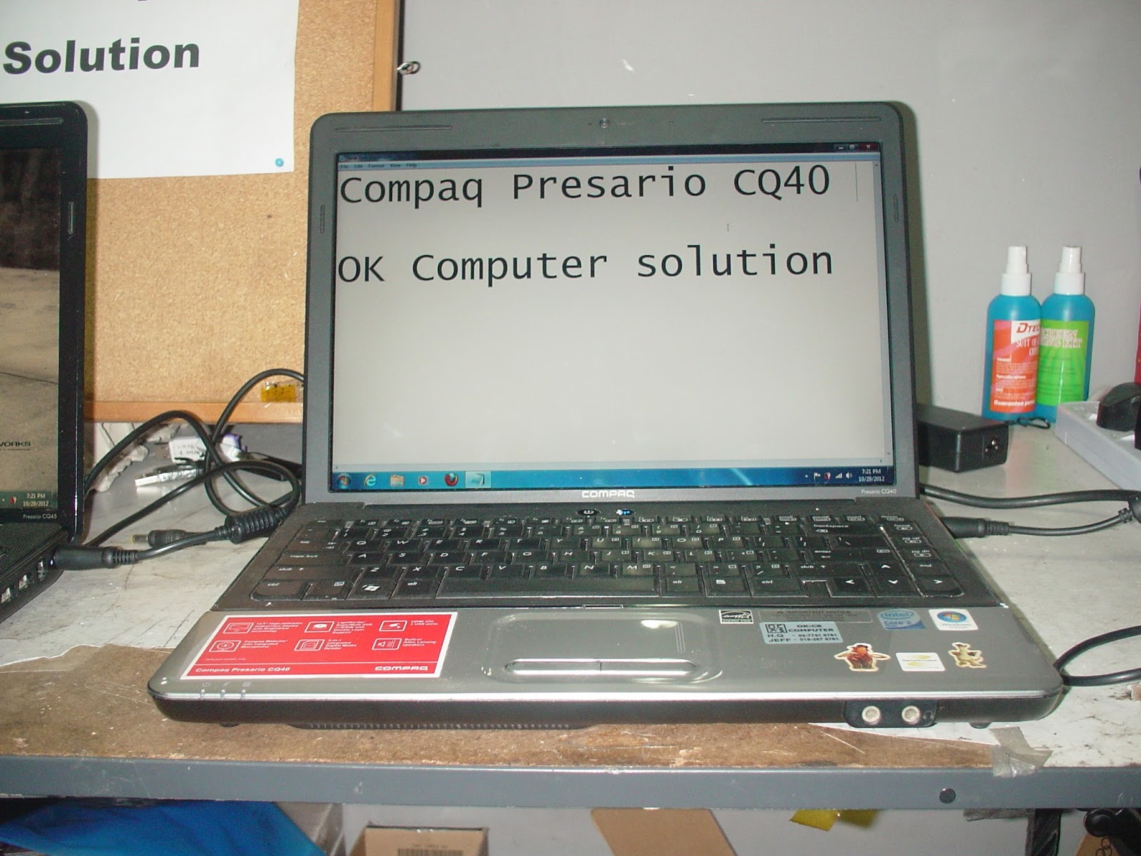 Tukar Motherboard Laptop CQ40 AMD Kepada Intel!! ~ OKCS Equine Park