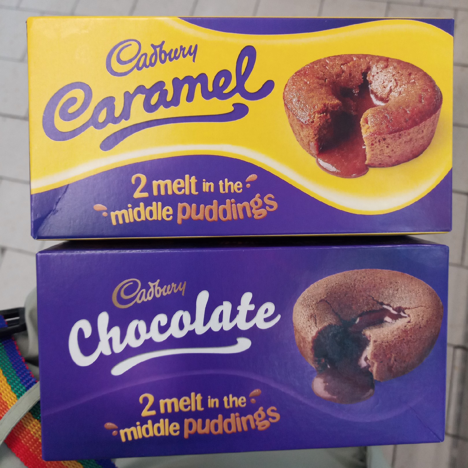 Supersupergirl's Food Reviews Cadbury melt in the middle caramel puddings