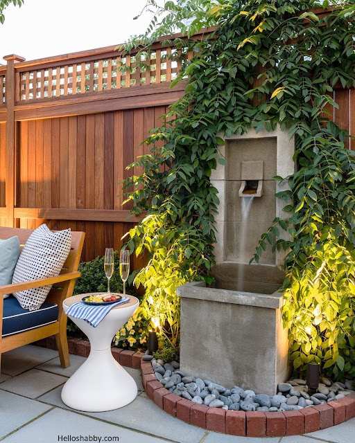 7 Inspirasi Desain Air Mancur Taman yang Menyegarkan. Terbaru