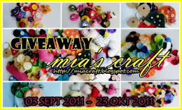 GIVEAWAY Mia's Craft