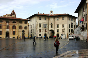 Piazza dei Cavalieri in Pisa's medieval centre