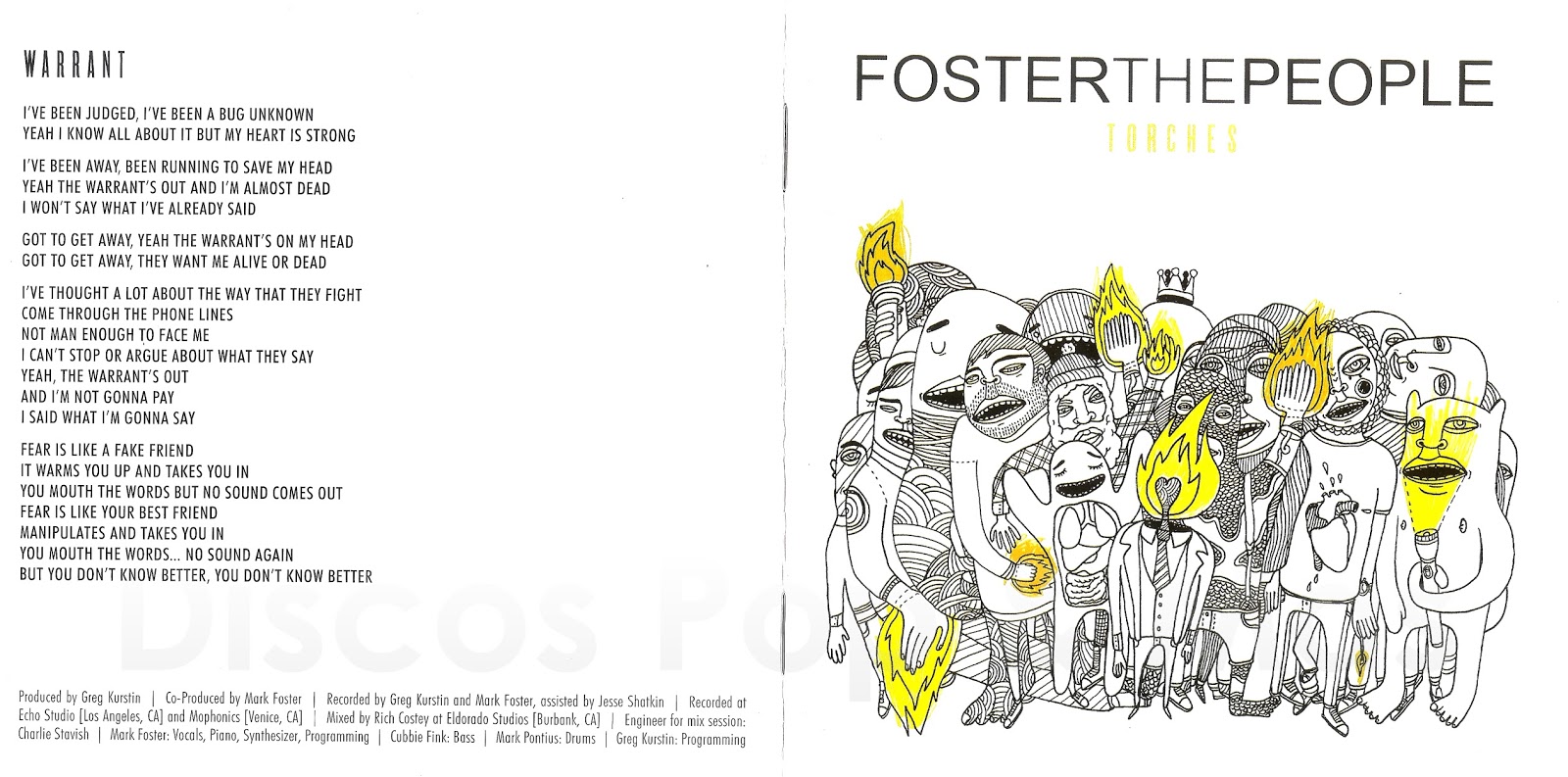 Discos Pop & Mas Foster the People Torches