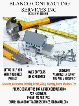 YONKERS INSIDER: BUSINESS AD: BLANCO CONTRACTING SERVICES, INC.