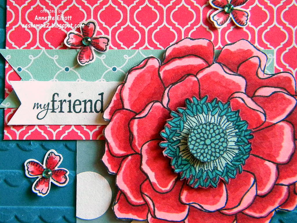 AESTAMPS A LATTE: Sneak Peek #4: Blended Birthday card