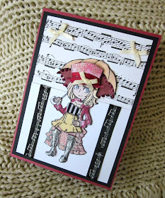 visible image stamps clara steampunk character stamp 