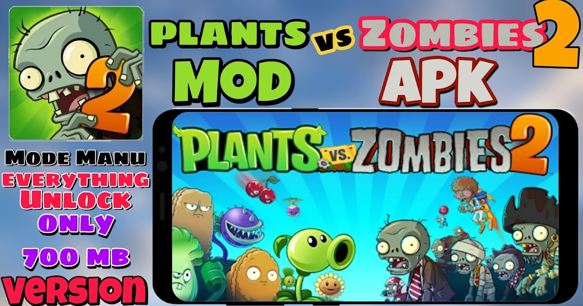 plants vs zombies 2 mod apk all unlocked unlimited money