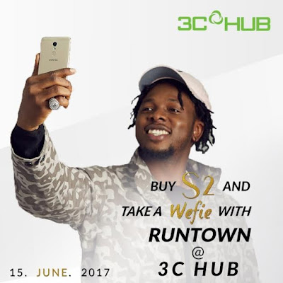 4 Runtown is coming to town! Catch him live at 3Chub - Ikeja Computer Village