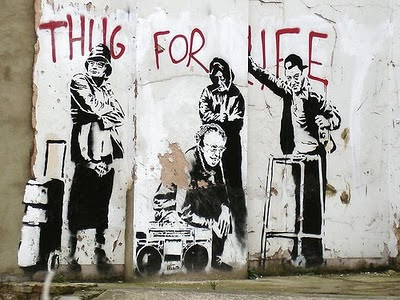 Think For life - graffiti branksy Hip HOP music